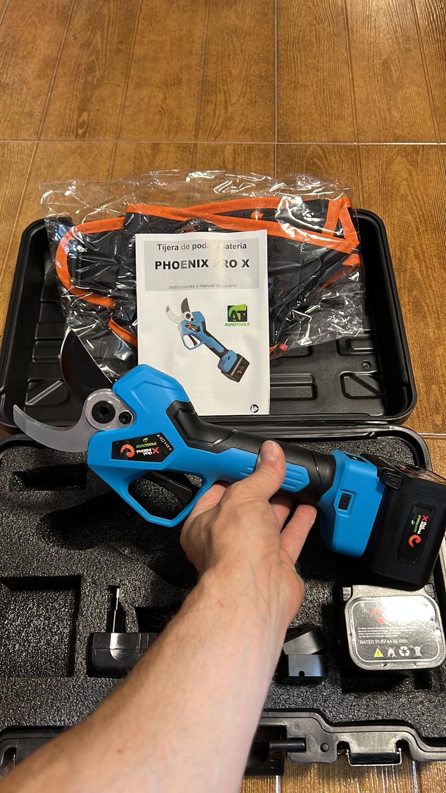 Tijera Phoenix PRO X 1200W 25V + Kit PRO - Imagen 4